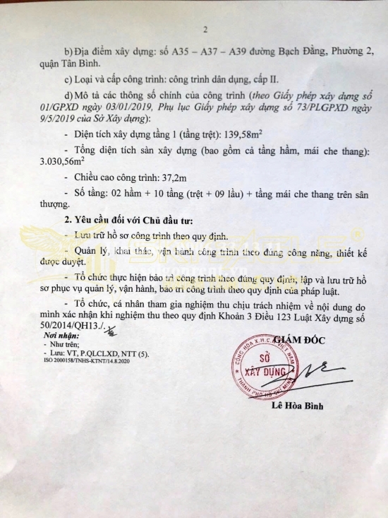 Bán nhà A35-A37-A39 Bạch Đằng, Phường 2, Quận Tân Bình, diện tích 347m2, giá bán 180 tỷ