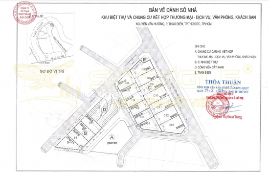 Bán biệt thự King Crown Village, 200 Nguyễn Văn Hưởng, phường Thảo Điền, Quận 2, diện tích 299m2, giá bán 95 tỷ