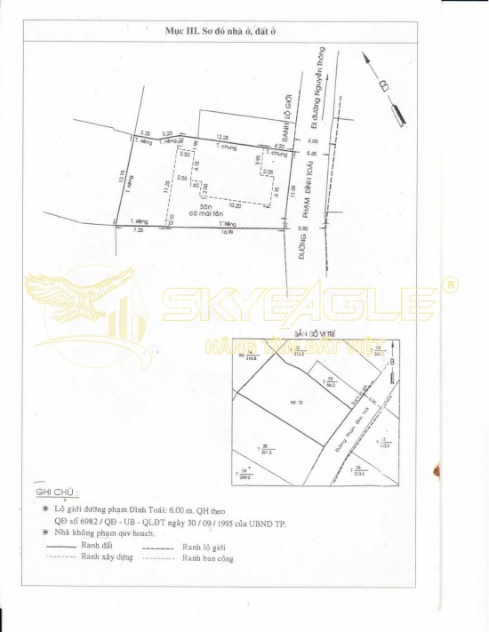Bán nhà 12 Phạm Đình Toái, phường Võ Thị Sáu, Quận 3, diện tích 288m2, giá bán 150 tỷ 
