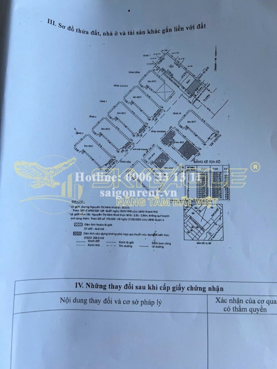 Bán nhà 186-186Bis Nguyễn Thị Minh Khai, phường Võ Thị Sáu, Quận 3, diện tích 316m2, giá bán 350 tỷ