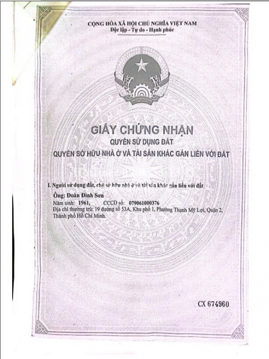 Bán nhà 53-55-57-63/12-63/14-63/16 Phó Đức Chính, phường Nguyễn Thái Bình, Quận 1, diện tích 700m2, giá bán 1200 tỷ