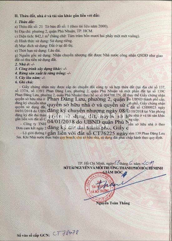 Bán nhà 137 Phan Đăng Lưu, phường 2, Quận Phú Nhuận, diện tích 842,1m², giá bán 220 tỷ