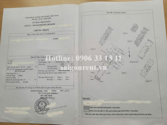 Bán nhà 7 Ngô Văn Năm, phường Bến Nghé, Quận 1, diện tích 139.8m2, giá bán 125 tỷ
