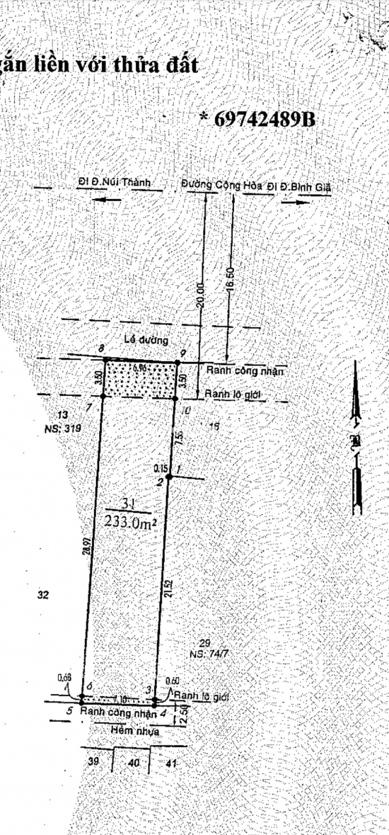 Bán đất 315-317 Cộng Hòa, phường 13, Quận Tân Bình, diện tích 232m2, giá bán 70 tỷ