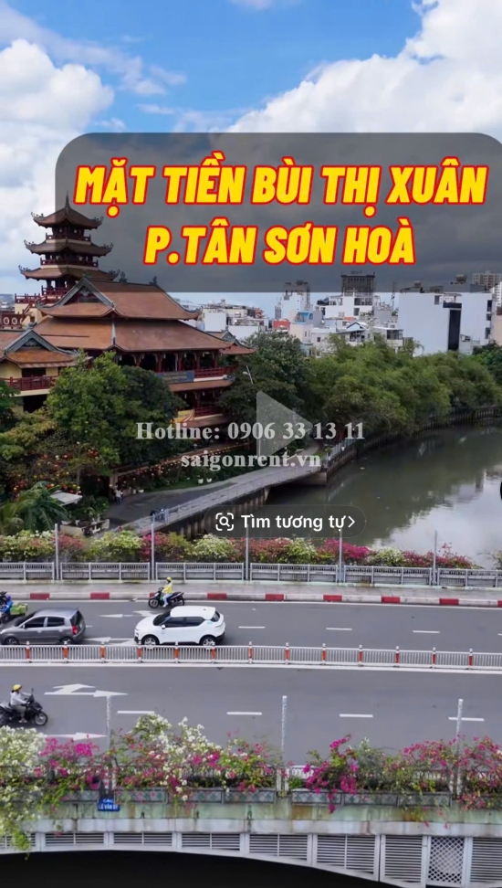 Bán nhà 180 Bùi Thị Xuân, phường 03, Quận Tân Bình, diện tích 1577m2, giá bán 350 tỷ