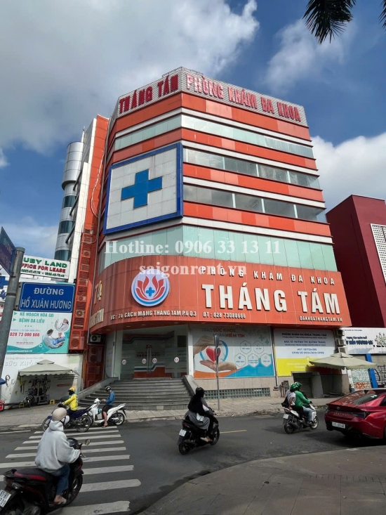 Cho thuê nhà góc 2MT 74 Cách Mạng Tháng 8 Q3 Góc Hồ Xuân Hương, 400 Triệu