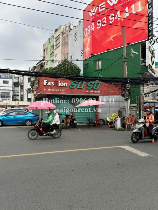 Cho thuê nhà 2MT 442 Cách Mạng Tháng 8, Quận 3, 130 Triệu