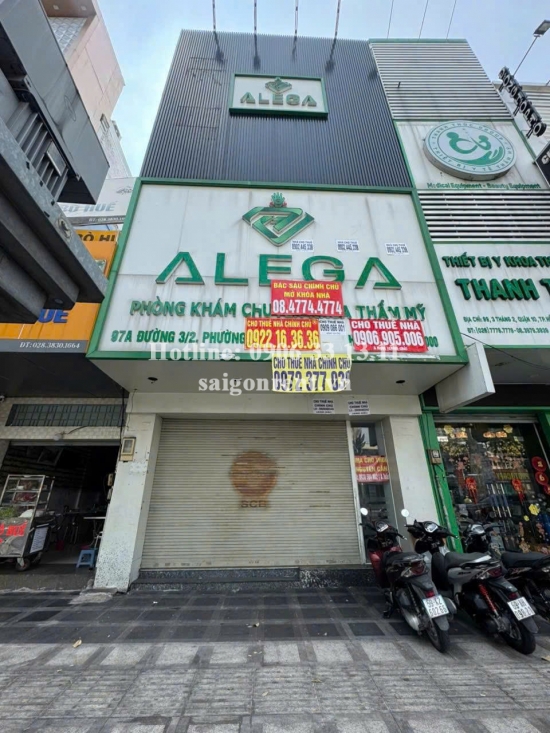 Cho thuê nhà 97A Ba Tháng Hai, Quận 10, 100 Triệu