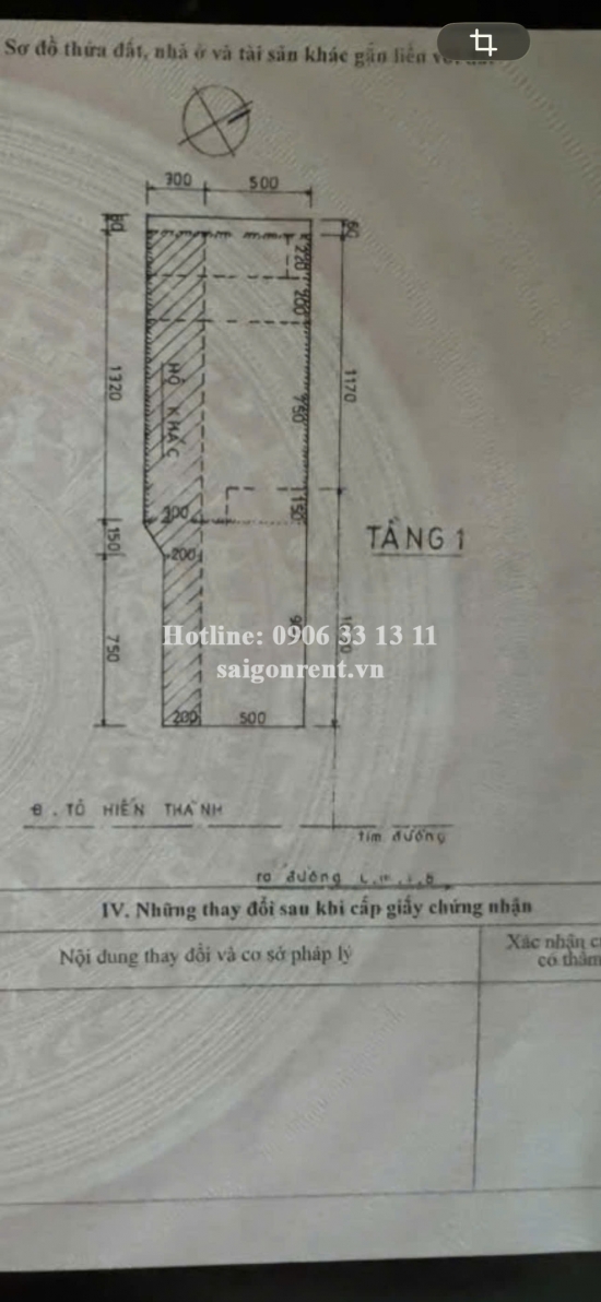 Bán nhà 174 Tô Hiến Thành, Quận 10, diện tích 115,8m2, giá bán 35 Tỷ