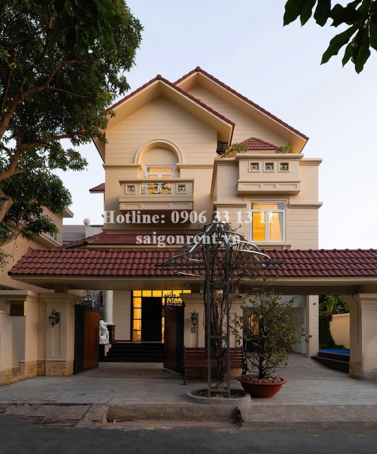 Villa for lease on Mai Chi Tho street, An Khanh ward, 600sqm, 8 bedrooms, 07 bathrooms, 6000 USD 