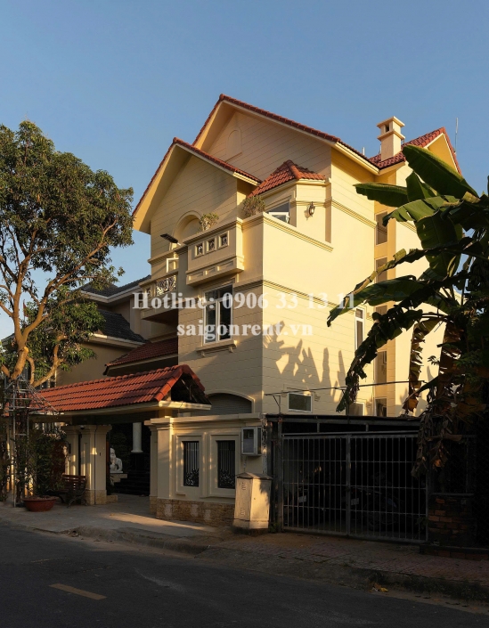 Villa for lease on Mai Chi Tho street, An Khanh ward, 600sqm, 8 bedrooms, 07 bathrooms, 6000 USD 