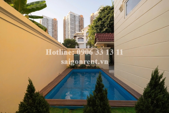 Villa for lease on Mai Chi Tho street, An Khanh ward, 600sqm, 8 bedrooms, 07 bathrooms, 6000 USD 