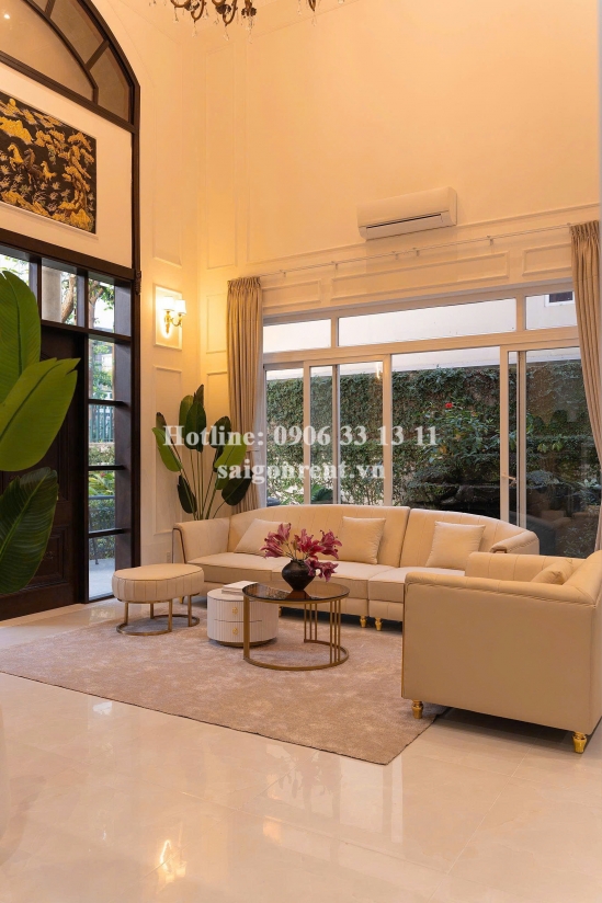 Villa for lease on Mai Chi Tho street, An Khanh ward, 600sqm, 8 bedrooms, 07 bathrooms, 6000 USD 