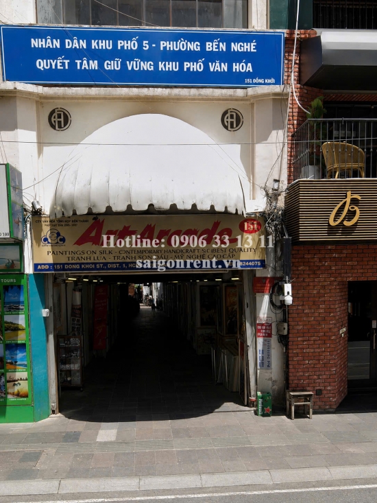 Office space for rent at 153/2 Dong Khoi street, Sai Gon ward, 130sqm, 3100$