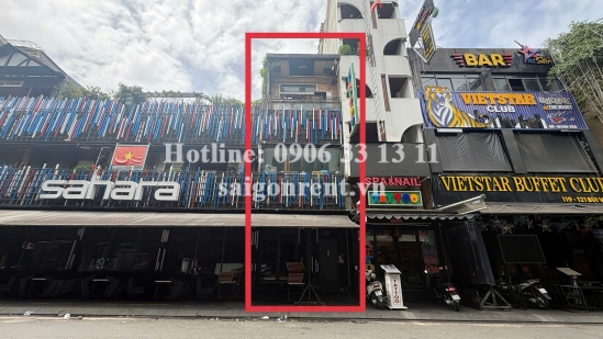 House for rent at 115 Bui Vien street, Ben Thanh ward, 210sqm, 6200 USD