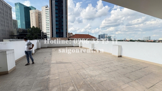 House for rent at 5 Ham Nghi street, Sai Gon ward, 500sqm, 7700 USD