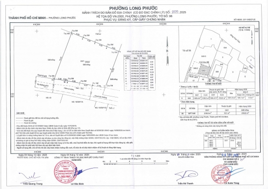 Bán biệt thự Sông Trao Trảo 30m đường Lò Lu, phường Long Phước, diện tích 1.483,4m2, giá 76 tỷ