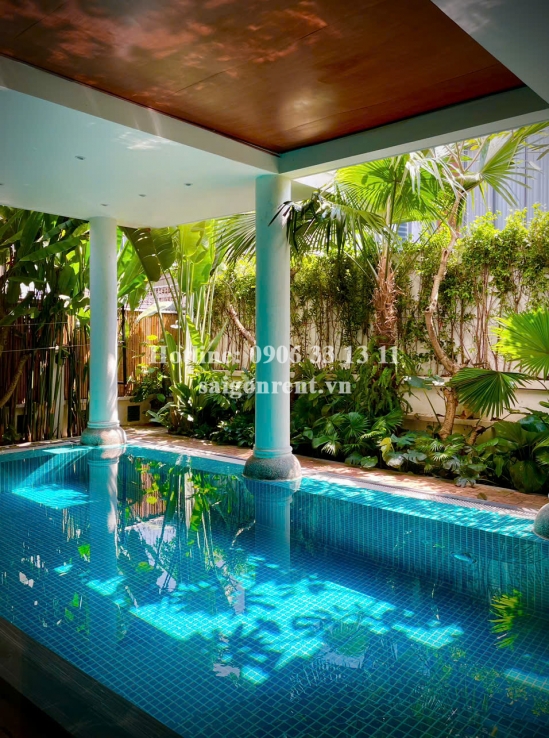 Villa for rent in 153/3 Nguyen Van Huong street, An Khanh ward, 05 bedrooms, 465,5m2, 6000$