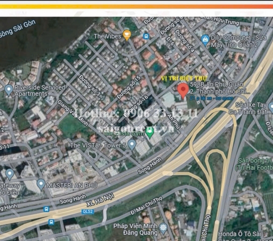 Villa for rent in An Phu street, An Khanh ward, 04 bedrooms, 890,7sqm, 8.470 USD