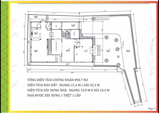 Villa for rent in An Phu street, An Khanh ward, 04 bedrooms, 890,7sqm, 8.470 USD