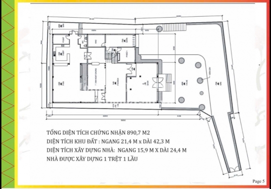 Villa for rent in An Phu street, An Khanh ward, 04 bedrooms, 890,7sqm, 8.470 USD