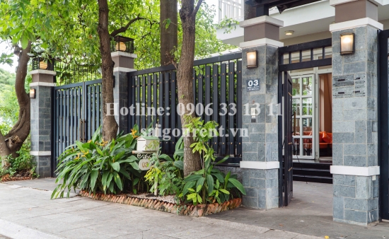 Villa for rent at Su Hy Nhan street, Thanh My Loi, Cat Lai ward, 06 bedrooms, 500sqm, 4200 USD
