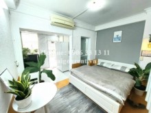 Serviced Apartments for rent in District 1 - Serviced studio apartment 01 bedroom with small balcony for rent on Nguyen Trai street, Ben Thanh ward District 1- 340 USD - 8.000.000 VND