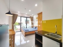 Serviced Apartments for rent in Binh Thanh District - Serviced studio apartment 01 bedroom with balcony for rent on Nguyen Van Dau street, Binh Thanh district - 330 USD - 7.500.000