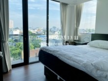 Serviced Apartments for rent in District 3 - Serviced apartment 01 bedroom with balcony separate living room for rent on Nguyen Thong street, at the coner Rach Bung Binh street, ward 9, District 3. Just 5 minites to center District 1-565 USD - 13.000.000 VND