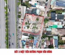  BÁN ĐẤT for rent in Quận Thủ Đức - Bán đất 1056 Phạm Văn Đồng, phường Hiệp Bình Chánh, Quận Thủ Đức, diện tích 1300m2, giá bán 185 tỷ